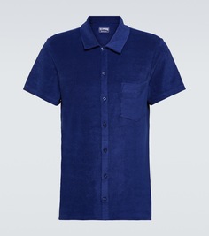 Махровая рубашка для боулинга charli Vilebrequin, синий
