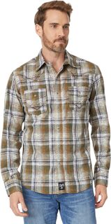Рубашка Rock 47 Long Sleeve Print Wrangler, цвет Tan