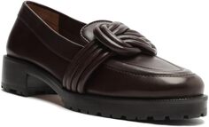 Лоферы Vicky Waterproof Loafer Alexandre Birman, цвет Dark Brown Nappa Waterproof