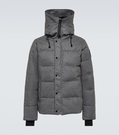 Парка macmillan dynaluxe из смесовой шерсти Canada Goose, серый