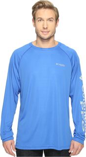 Рубашка Terminal Tackle L/S Columbia, цвет Vivid Blue/Cool Grey Logo