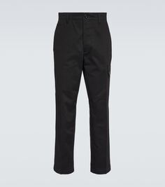 Хлопковые брюки-карго C.P. Company, черный