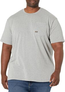 Хлопковая прочная американская футболка Big &amp; Tall Rebar для активного отдыха на открытом воздухе Ariat, цвет Heather Grey