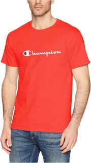 Классическая футболка из джерси с рисунком Champion, цвет Spicy Orange