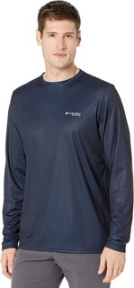 Рубашка с длинным рукавом Terminal Tackle PFG Fish Columbia, цвет Collegiate Navy/White Alaska Fish