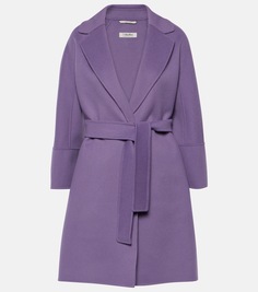 Пальто arona с запахом из натуральной шерсти &apos;S Max Mara, фиолетовый