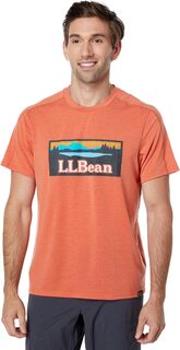Повседневная футболка SunSmart с коротким рукавом и графикой L.L.Bean, цвет Terra-Cotta/Logo L.L.Bean®
