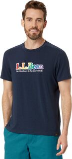 Повседневная футболка SunSmart с коротким рукавом и графикой L.L.Bean, цвет LLBean Rainbow Logo L.L.Bean®