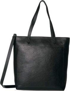 Средняя транспортная сумка с застежкой-молнией Madewell, цвет True Black
