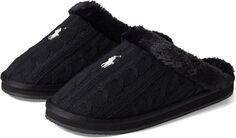 Тапочки Kayleigh Scuff Slipper Polo Ralph Lauren, черный