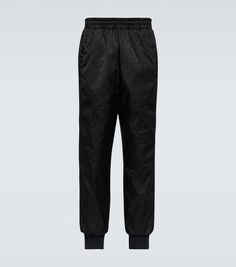 Технические брюки x adidas seelos Moncler Genius, черный