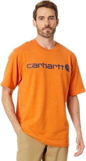 Футболка с фирменным логотипом (S/S) Carhartt, цвет Marmalade Heather