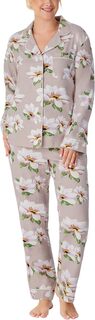 Классический пижамный комплект с длинными рукавами Bedhead PJs, цвет Winter Magnolia