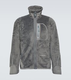 Флисовая куртка в стиле лофт And Wander, серый