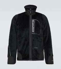 Флисовая куртка в стиле лофт And Wander, черный