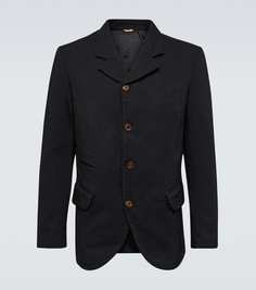 Однобортный пиджак Comme Des Garçons Homme Deux, черный