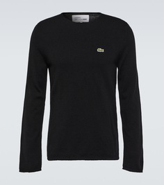 Шерстяной свитер lacoste x-класса Comme Des Garçons Shirt, черный