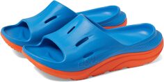 Сандалии Ora Recovery Slide 3 Hoka, цвет Coastal Sky/Vibrant Orange