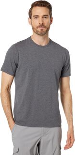 Комфортная эластичная футболка Pima с короткими рукавами L.L.Bean, цвет Gray Heather L.L.Bean®