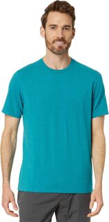 Комфортная эластичная футболка Pima с короткими рукавами L.L.Bean, цвет Deep Azure Heather L.L.Bean®
