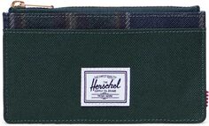 Кошелек Oscar Large Cardholder Herschel Supply Co., цвет Darkest Spruce Winter Plaid