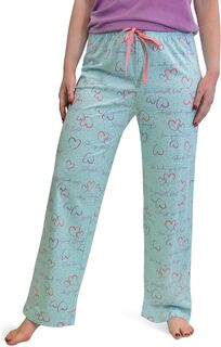 Длинные пижамные брюки с принтом HUE, цвет Plume