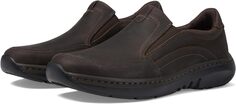 Лоферы Clarkspro Step Clarks, цвет Dark Brown Tumbled Leather