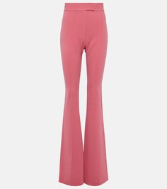 Расклешенные брюки с высокой посадкой Alex Perry, розовый