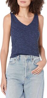 Майка Drapey Rib Tank NIC+ZOE, цвет Dark Indigo