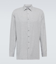 Хлопчатобумажную рубашку Lardini, серый