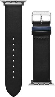 Кожаный ремешок для умных часов Blue Keeper, совместимый с ремешком для часов Apple 42 мм, 44 мм Ted Baker, черный