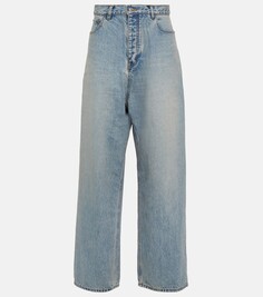 Широкие джинсы со средней посадкой Balenciaga, синий