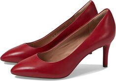 Туфли Total Motion 75mm Pointed Toe Heel Rockport, цвет Scarlet Leather