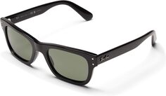 Солнцезащитные очки 52 mm 0RB2283 Mr Burbank Ray-Ban, цвет Black/Polarized Green