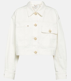 Укороченная джинсовая куртка matchmaker Zimmermann, белый