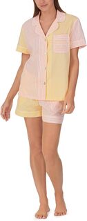 Короткий комплект с короткими рукавами Bedhead PJs, цвет Sun Stripe