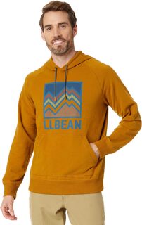 Толстовка с рисунком Camp Regular L.L.Bean, цвет Dark Bronze/Linear Mountains L.L.Bean®