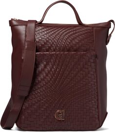 Рюкзак Small Grand Ambition Convertible Backpack Cole Haan, цвет Bloodstone Woven