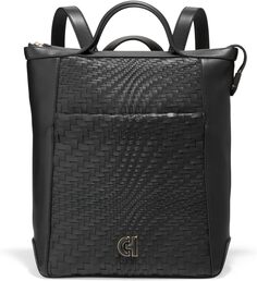 Рюкзак Small Grand Ambition Convertible Backpack Cole Haan, цвет Black/Woven