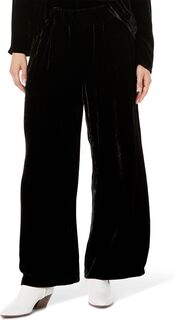 Широкие брюки со складками до щиколотки Eileen Fisher, черный