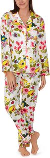 Классический пижамный комплект с длинными рукавами Trina Turk x Bedhead Bedhead PJs, цвет Poppy Prep