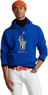 Флисовая толстовка с капюшоном Big Fit Big Pony Polo Ralph Lauren, цвет Sapphire Star