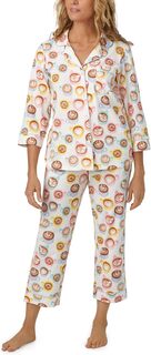 Укороченная пижама с рукавами три четверти Bedhead PJs, цвет Lots Of Latte