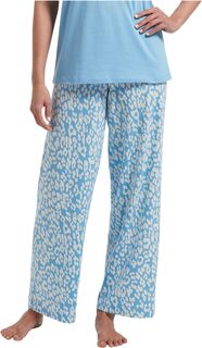 Длинные пижамные брюки Animal Shadow HUE, цвет Bella Blue