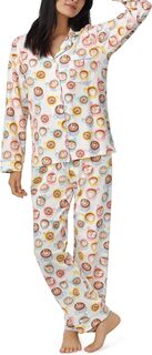 Классический пижамный комплект из органического хлопка с длинными рукавами Bedhead PJs, цвет Lots Of Latte