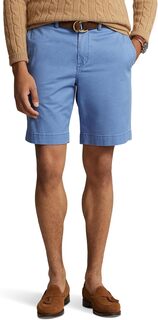 Эластичные шорты-чинос классического кроя Polo Ralph Lauren, цвет Nimes Blue