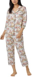 Укороченный пижамный комплект с рукавами 3/4 Bedhead PJs, цвет Fall In Paris