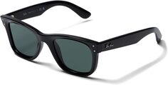 Солнцезащитные очки 50 mm 0RBR0502S Wayfarer Reverse Ray-Ban, цвет Black/Dark Green