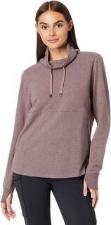 Миниатюрный уютный пуловер смешанной вязки L.L.Bean, цвет Smoky Mauve Heather L.L.Bean®