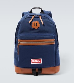 Холщовый рюкзак explore Kenzo, синий